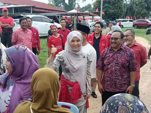 Nurul Izzah turun padang santuni warga DUN Senggarang