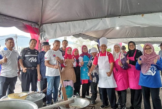 Otai Reformis Johor, ADUN Mengkibol jayakan gotong-royong bubur lambuk