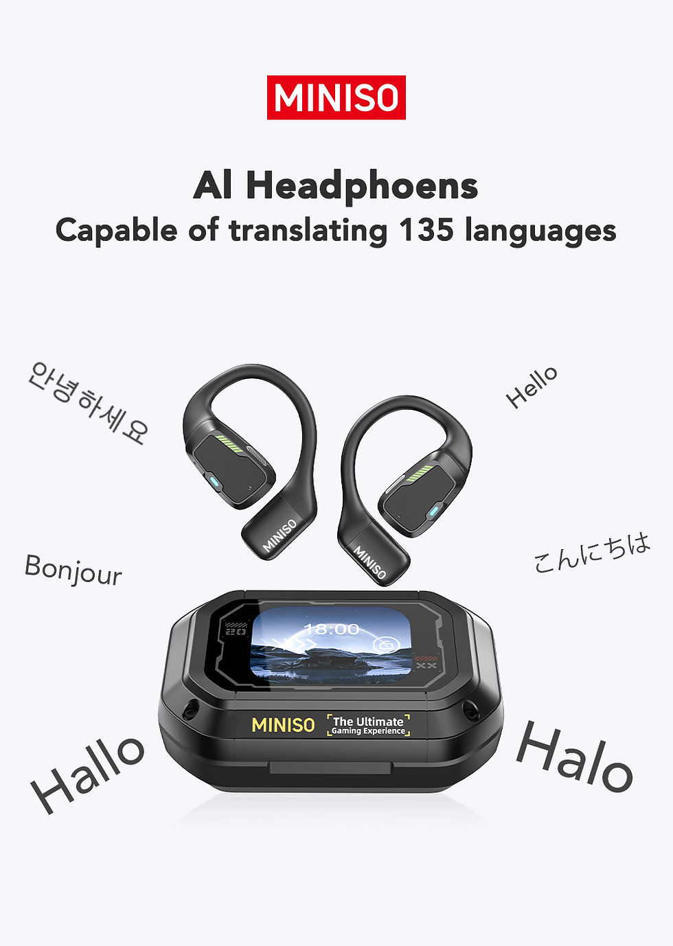 Thumbnail: AI MINISO M98 Wireless Headphones