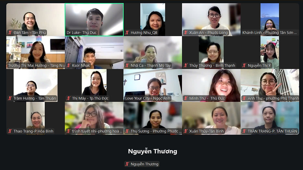 Nhiều anh chị em tại nhiều khu vực bày tỏ phấn khởi khi hiệp lòng trong hoạt động đầu tiên