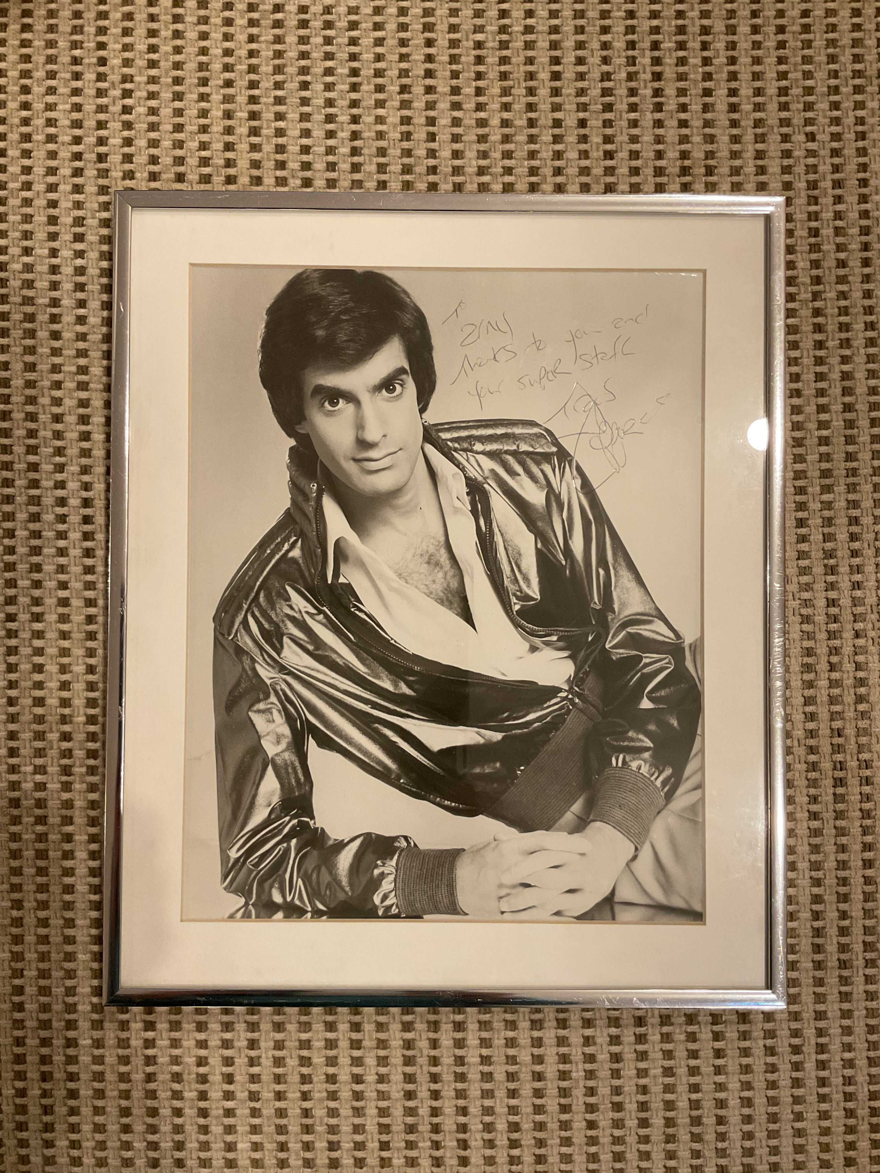 David Copperfield Autographed Vintage Promotional Photo - Framed & Matted