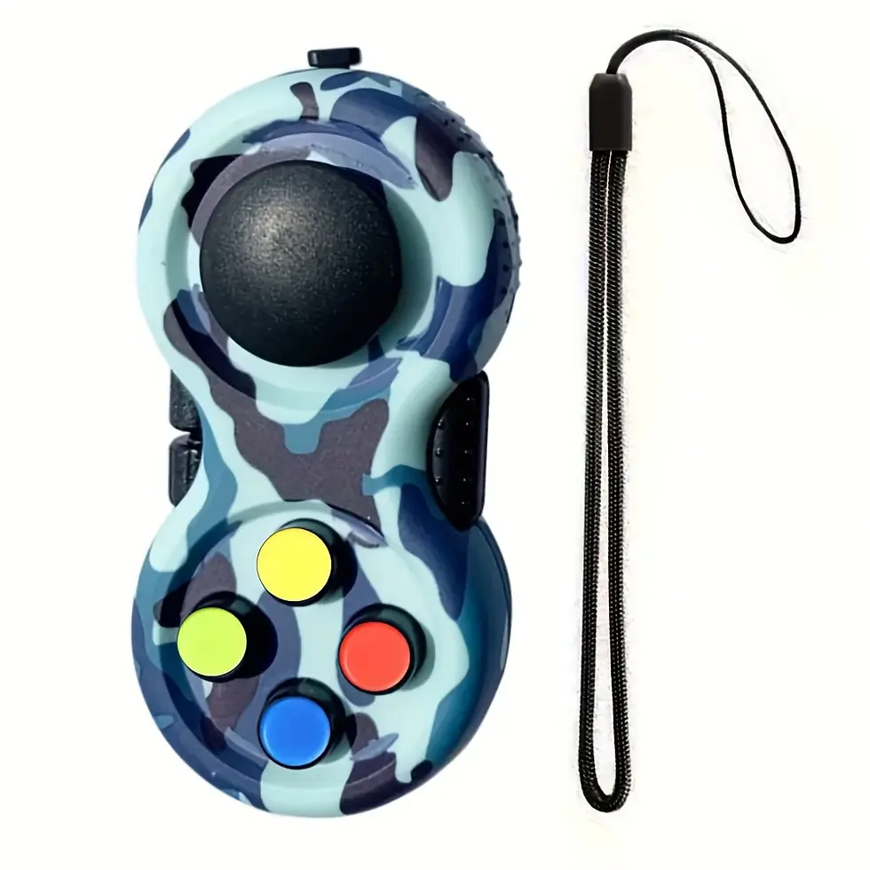 Thumbnail: Fidget Pad with 8 Functions Stress Relief Toy Cube