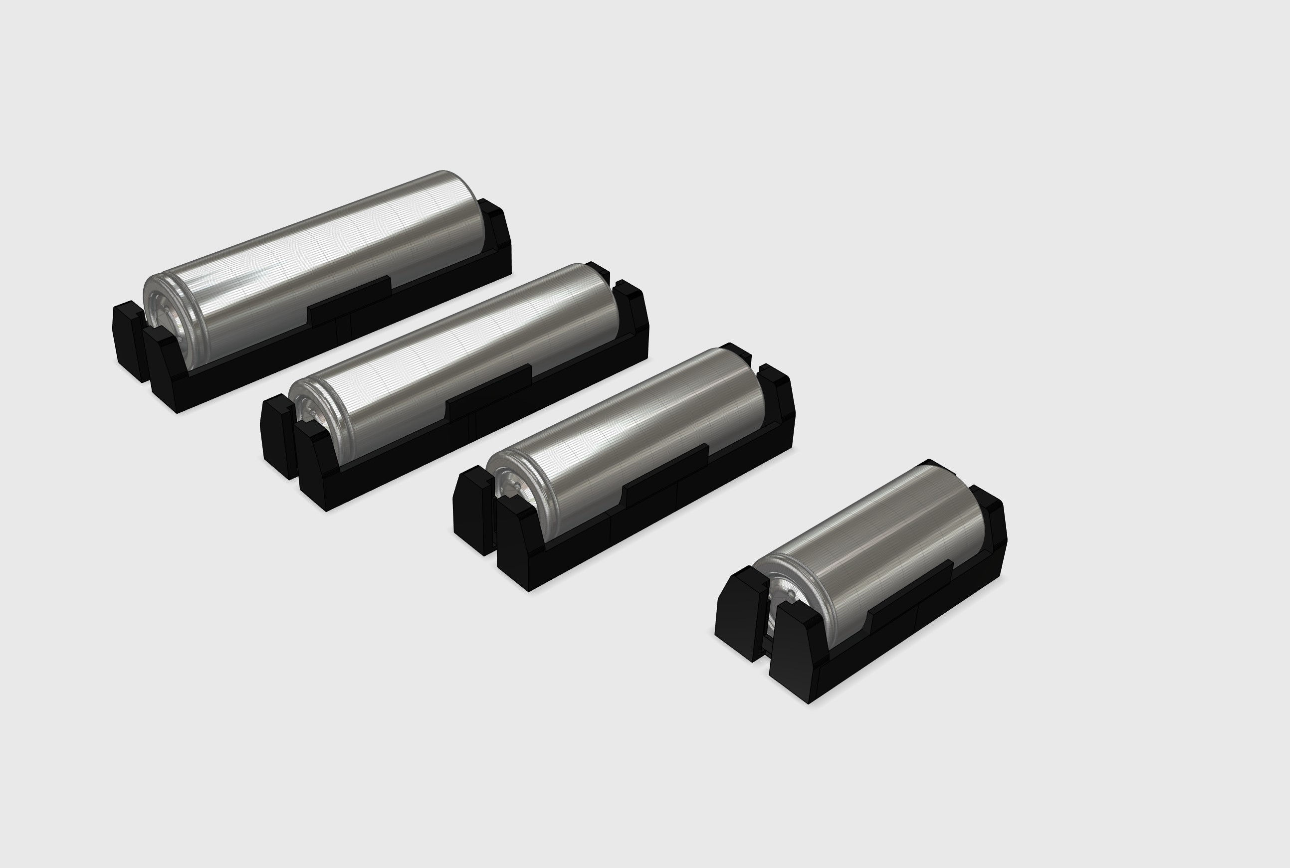 Lithium Ion Battery holders 4 Sizes-Printed