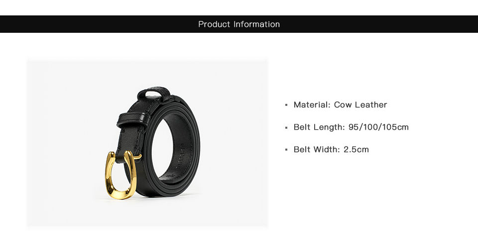 Thumbnail: Ardavenne Classic Noir Leather Belt