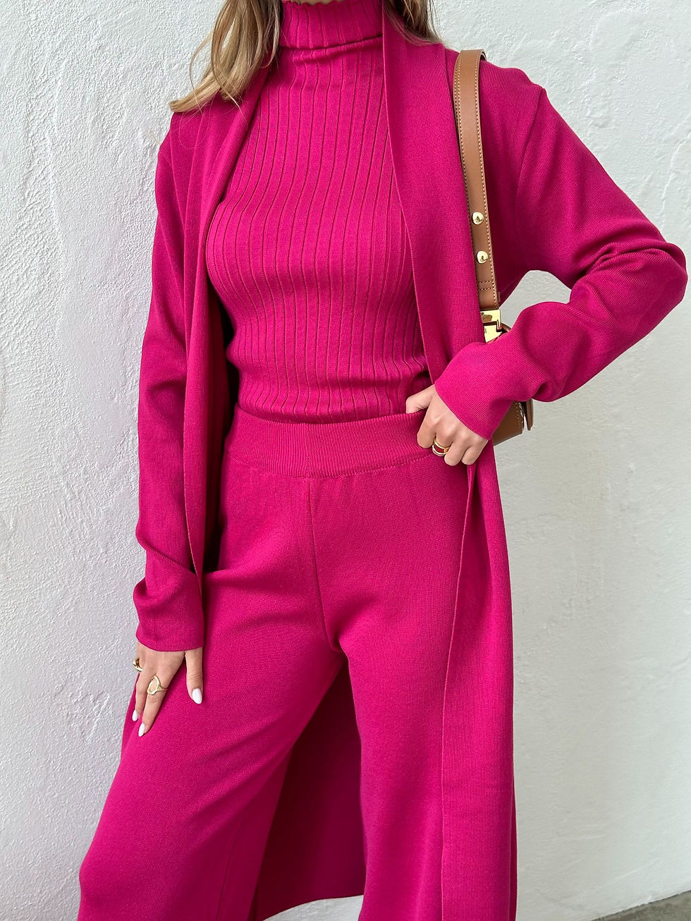 Thumbnail: Ardavenne Celeste Knit Three-Piece Co-ord Set