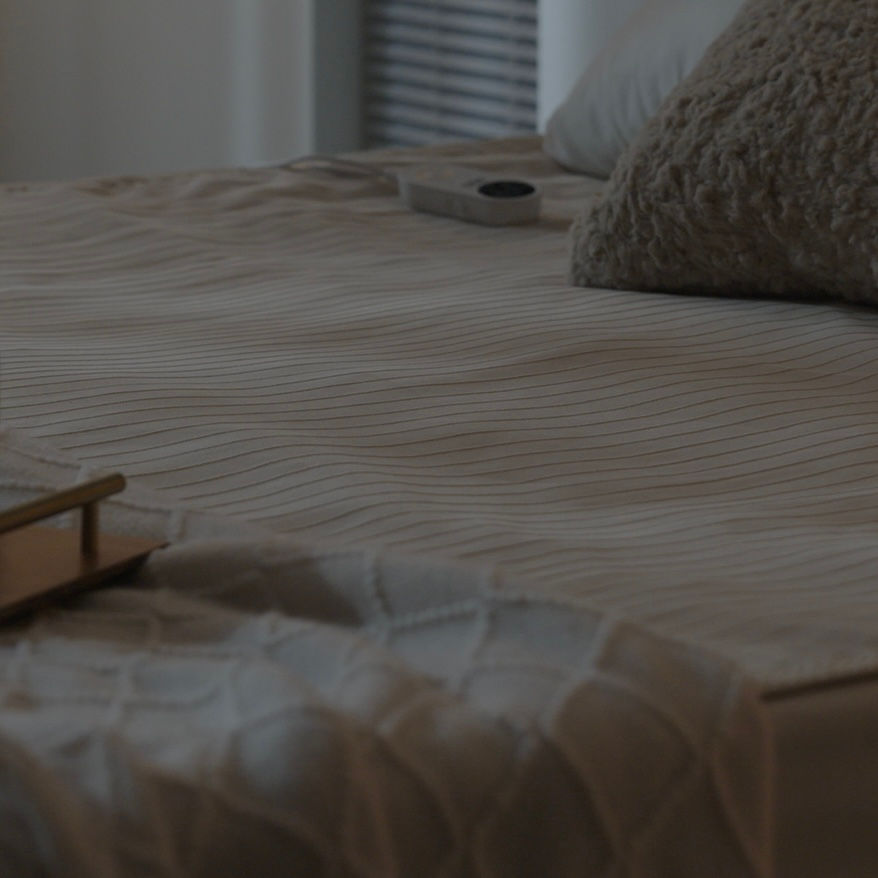 Miniatura: Coprimaterasso Termico Beige 150x200