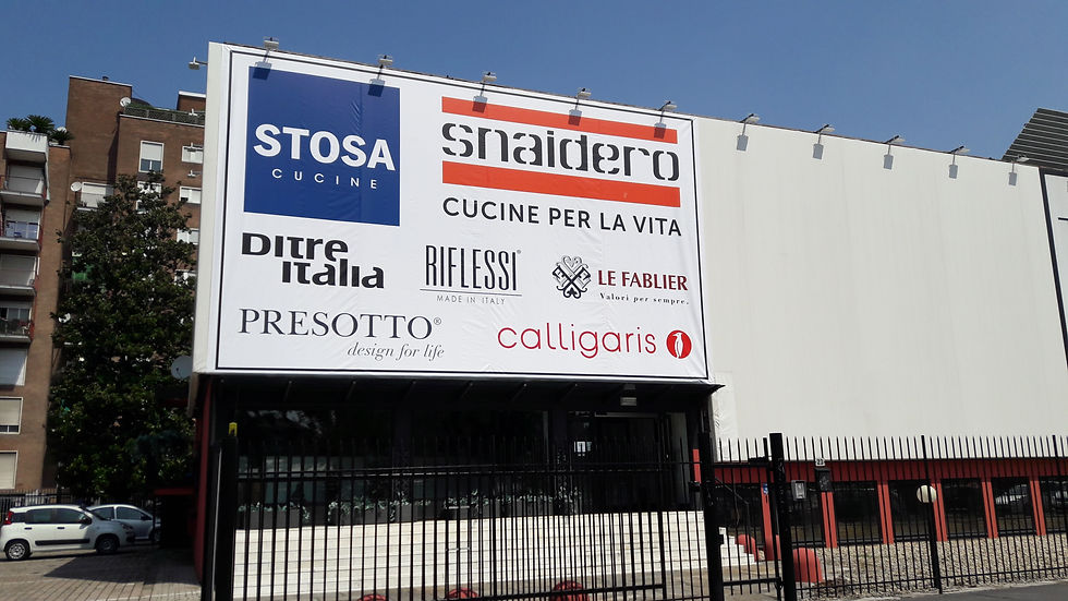 insegne non luminose per negozi Milano 1