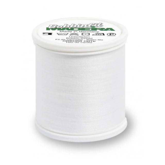 Madeira Bobbinfil No70  500m. colore bianco