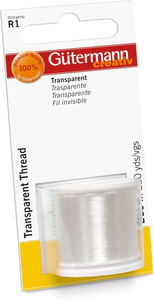 Gutermann R1 filato trasparente 200m.