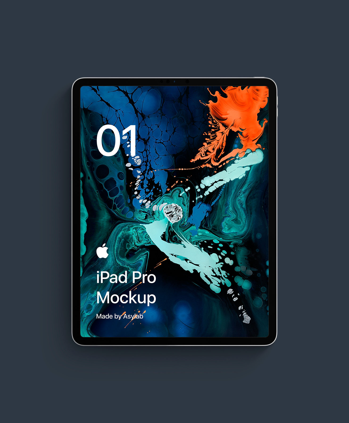 Free iPad Pro 2018 Mockup (PSD)