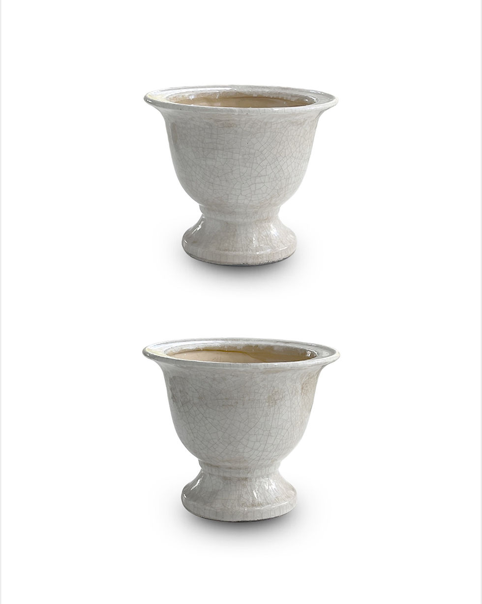Thumbnail: Crackled ceramic vase