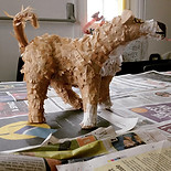 3D Scupture Courses using paper and recycled materials