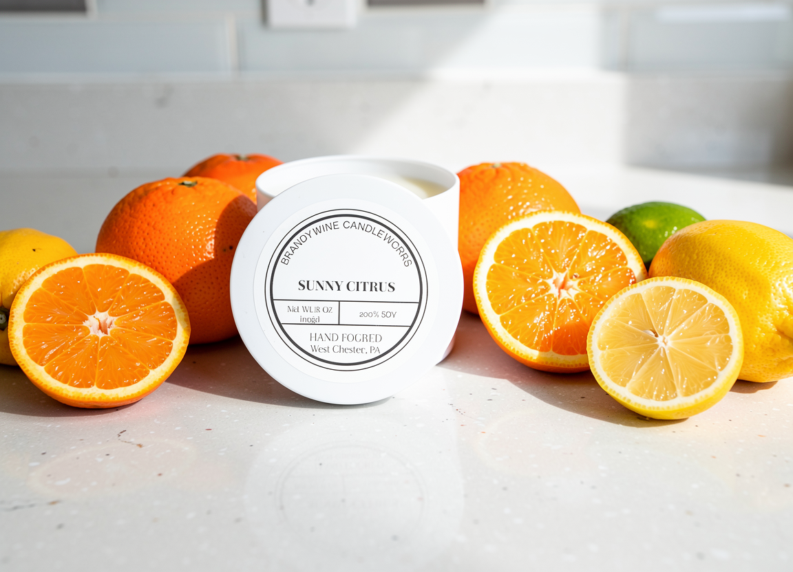 Sunny Citrus Soy Candle Tin (8 ounce)