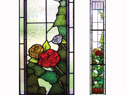 ivy rose leadlight sidelight Gisborne copy