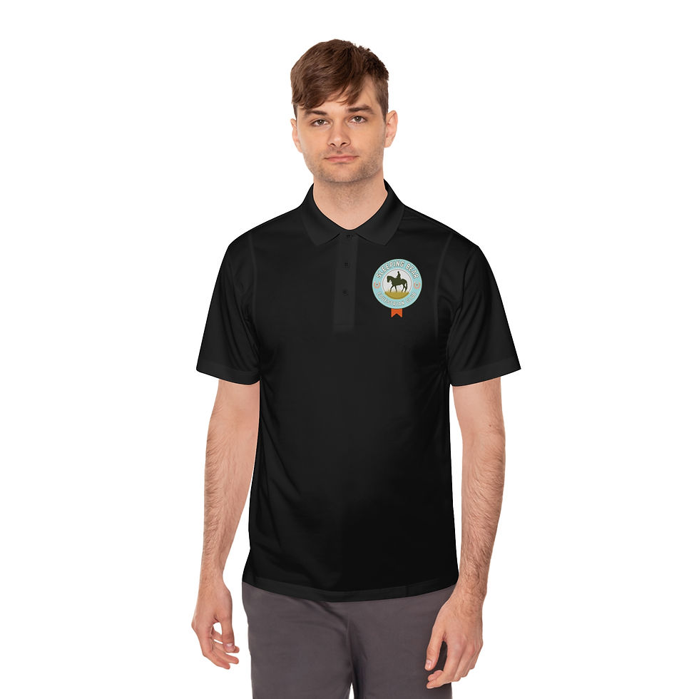 Thumbnail: Classic Men's Sport Polo Shirt with Equestrian Club Logo