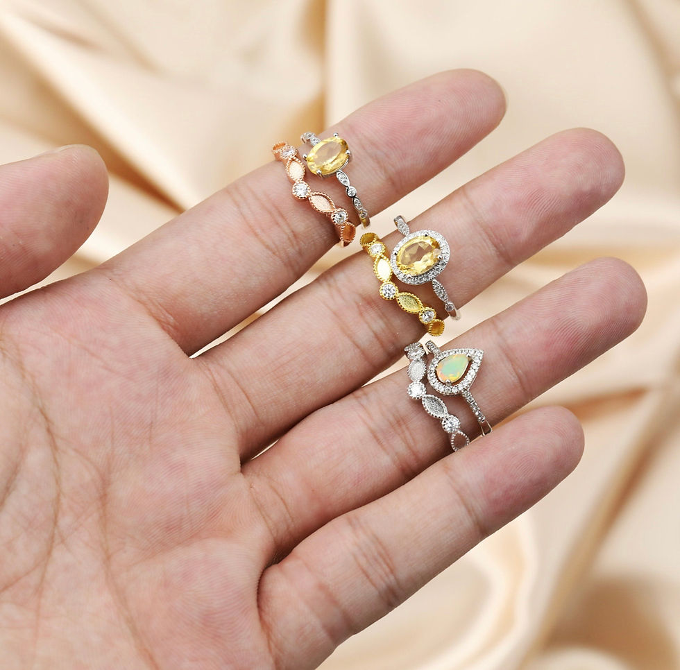 Thumbnail: The Aurora Ring | Breastmilk Jewelry | Cremation Ring