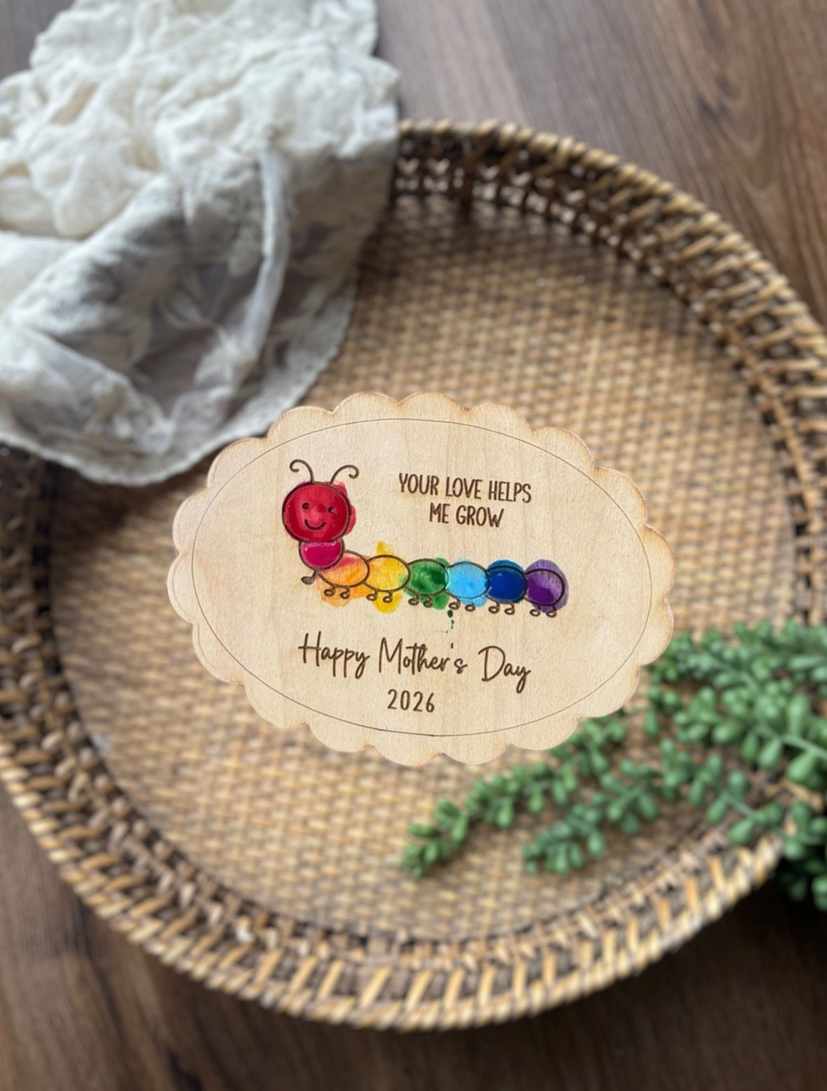 Caterpillar Mothers Day Finger Painting Activity
