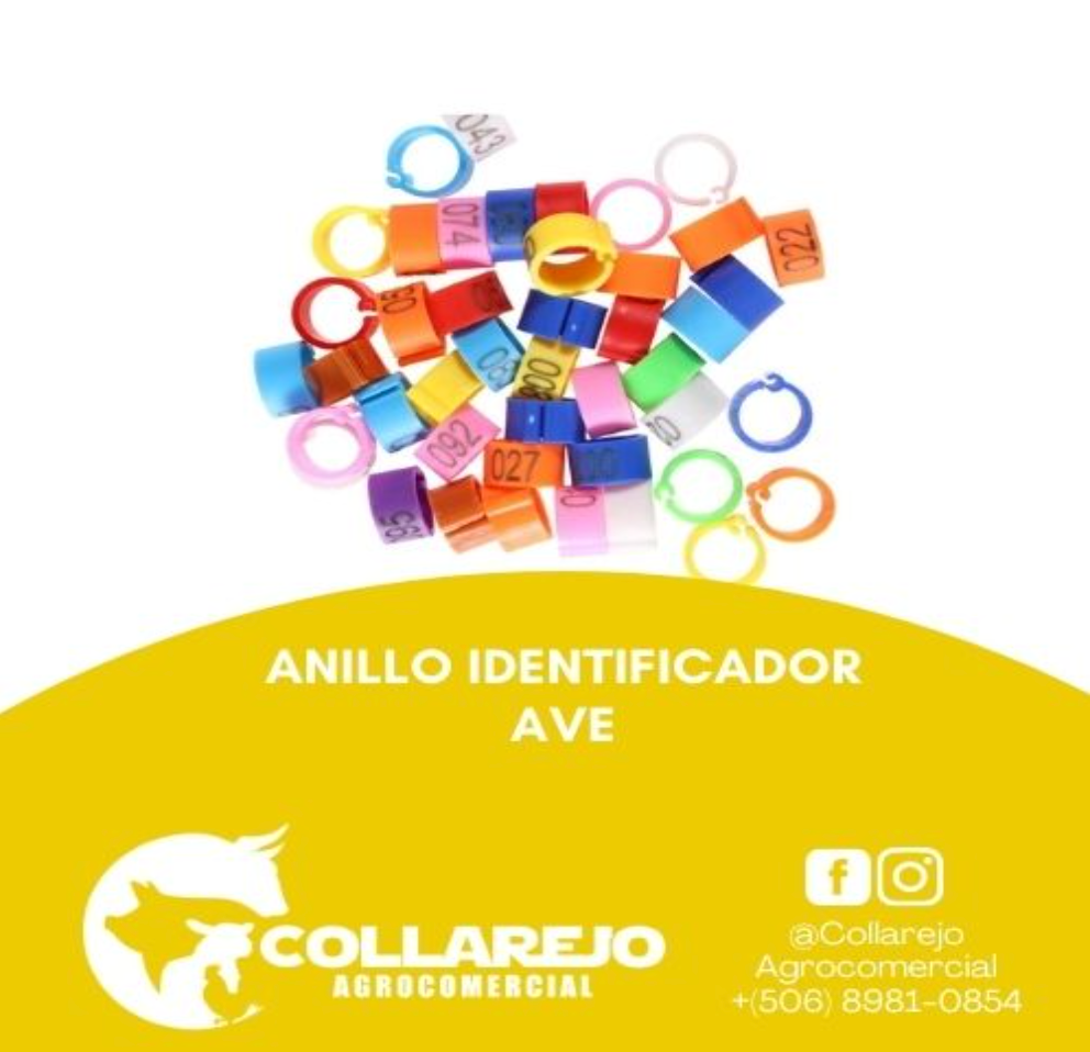 Anillo Identificador Para Aves 1,8 cm