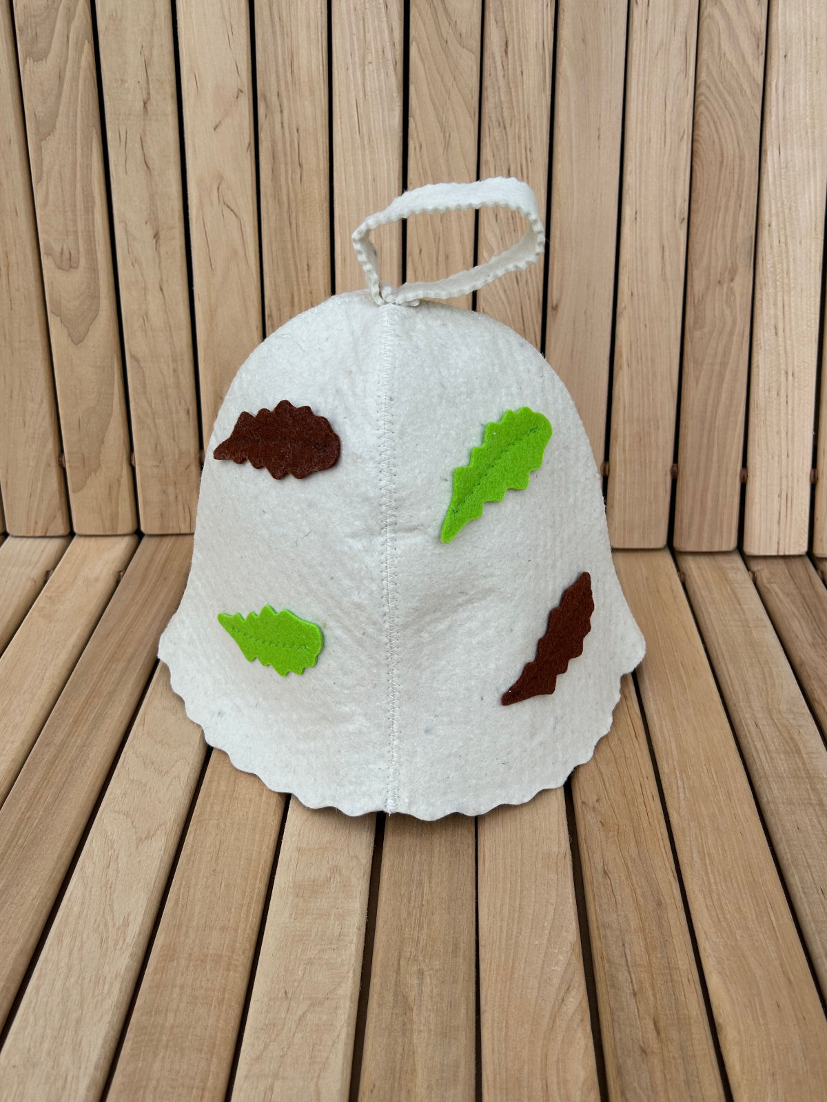 Sauna Hat "Leaves"