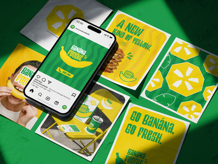 BANÁNA FOODIE | Visual Identity & Branding