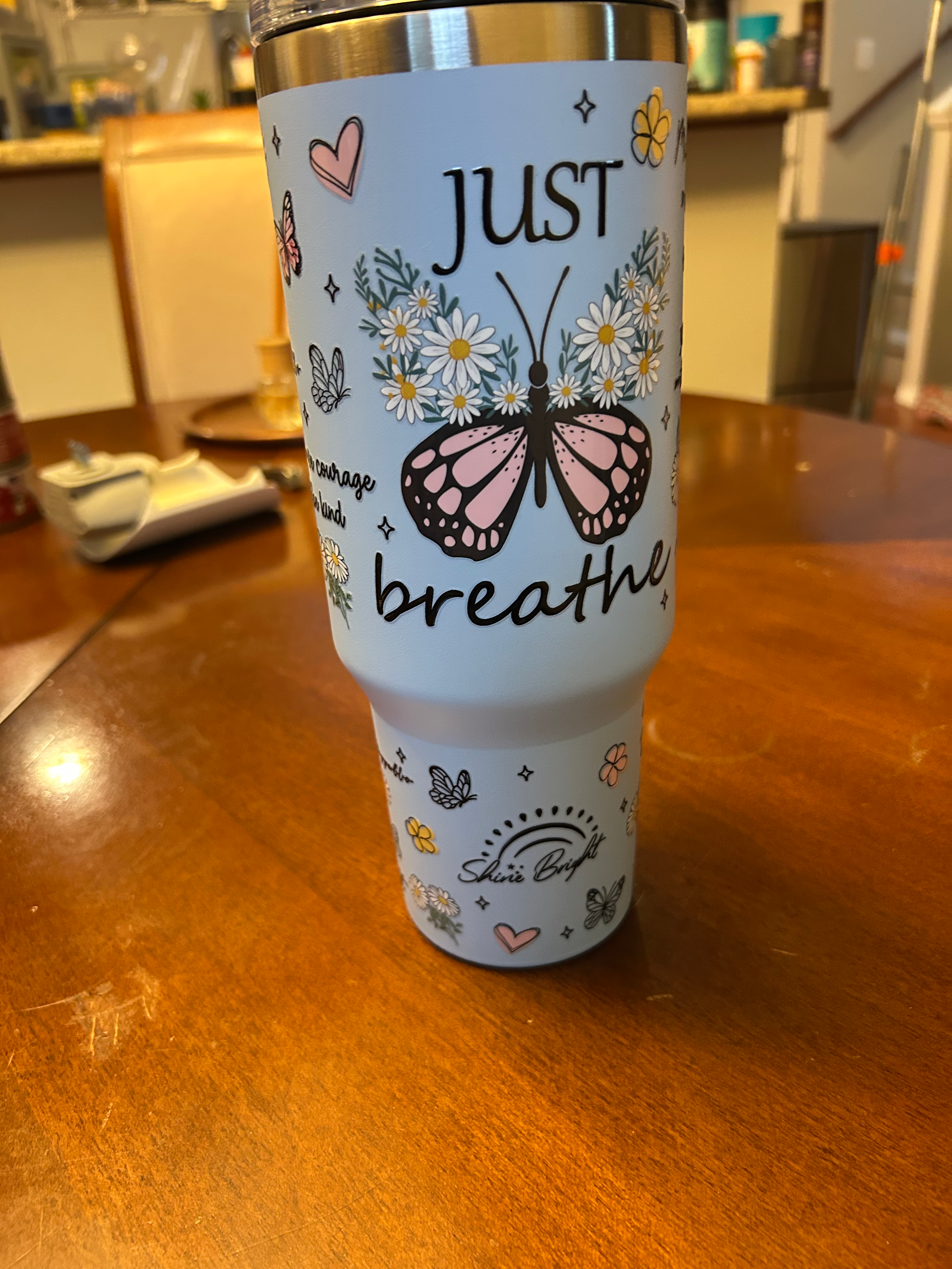Butterflies 40 oz Tumbler