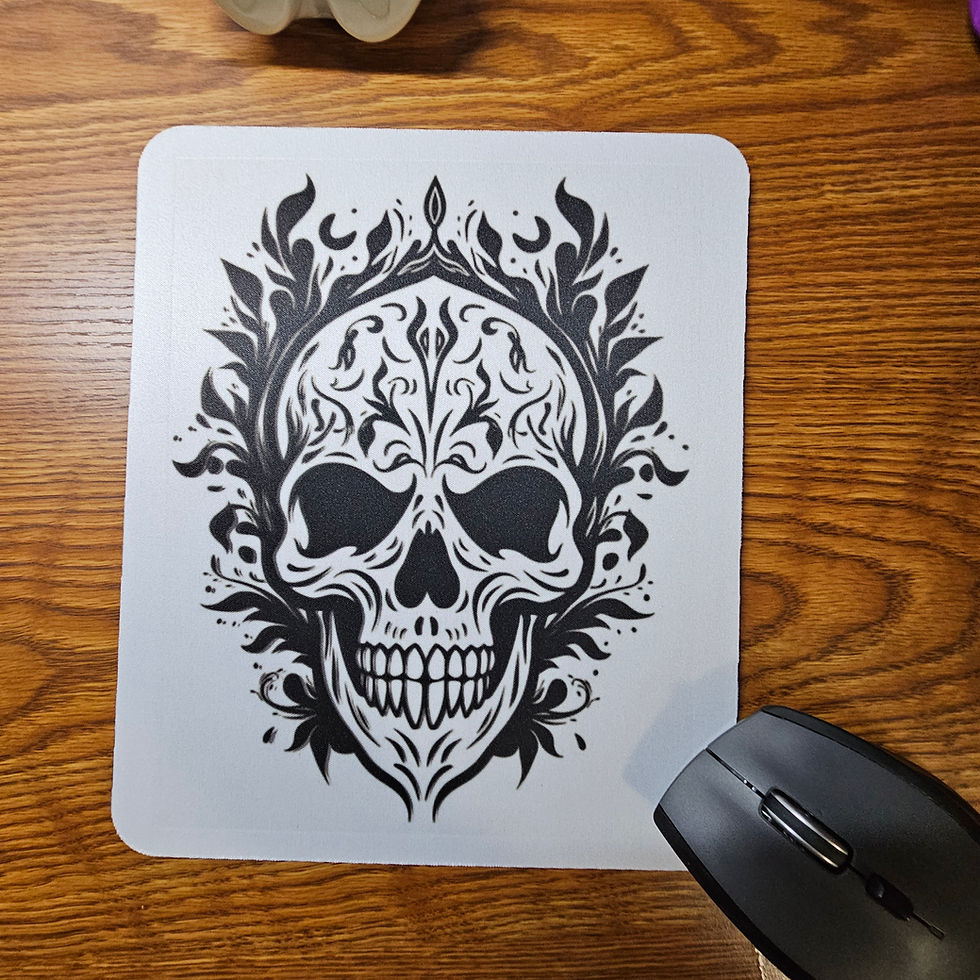 Skull Mouse Pad