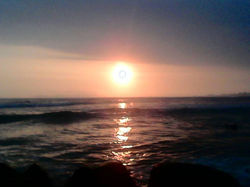 Atardecer desde la teraza de la Nave