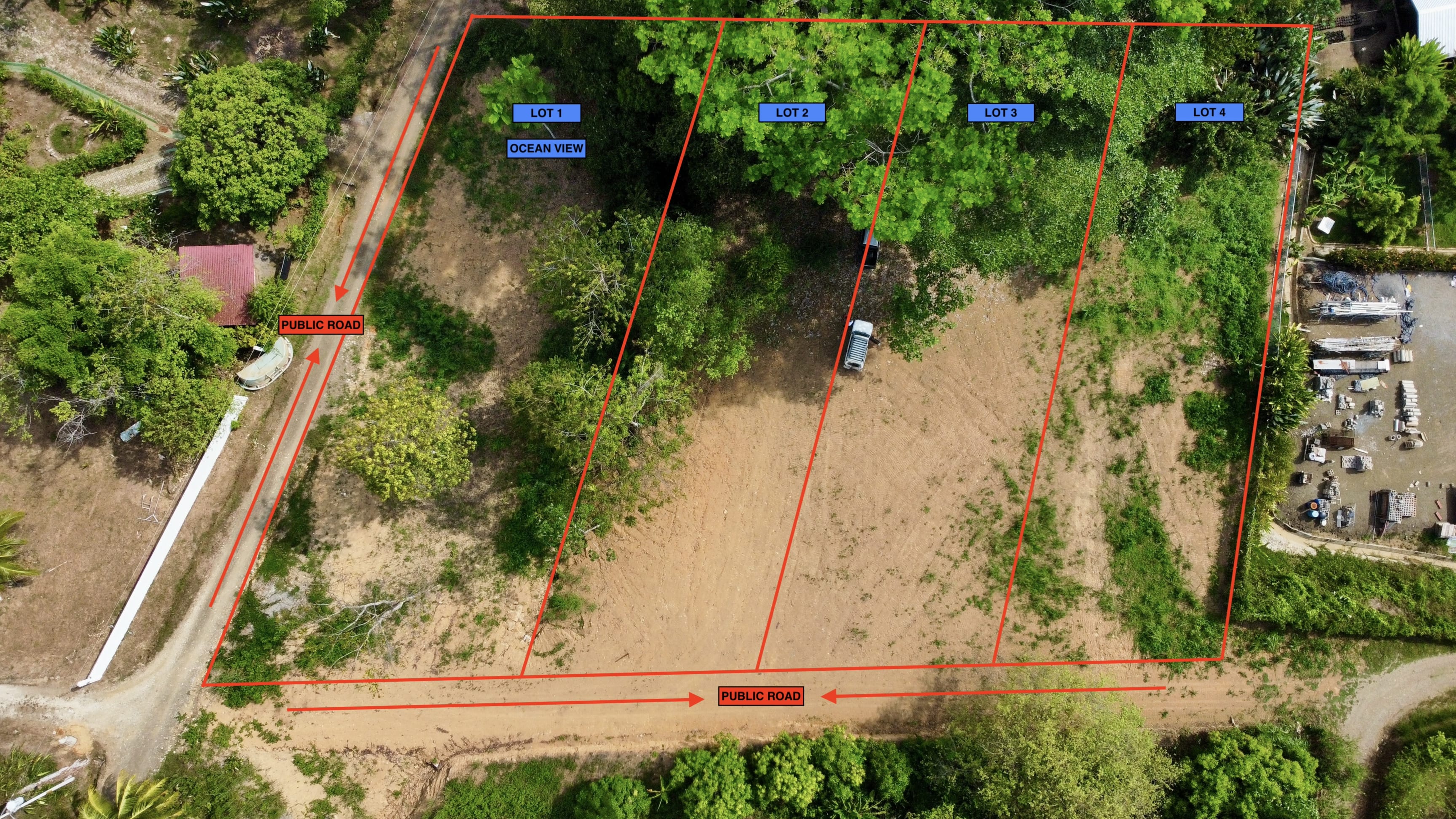 Development Land in Ojochal (4 Subdivided Lots) in Ojochal, Costa Rica