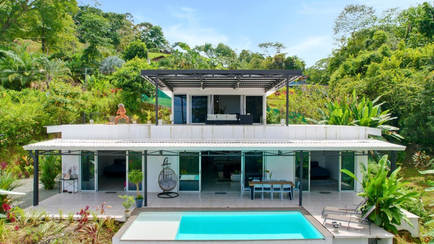 Modern Ocean View Home (Casa Abundancia) Above Playa Colonia, Uvita in Uvita, Costa Rica
