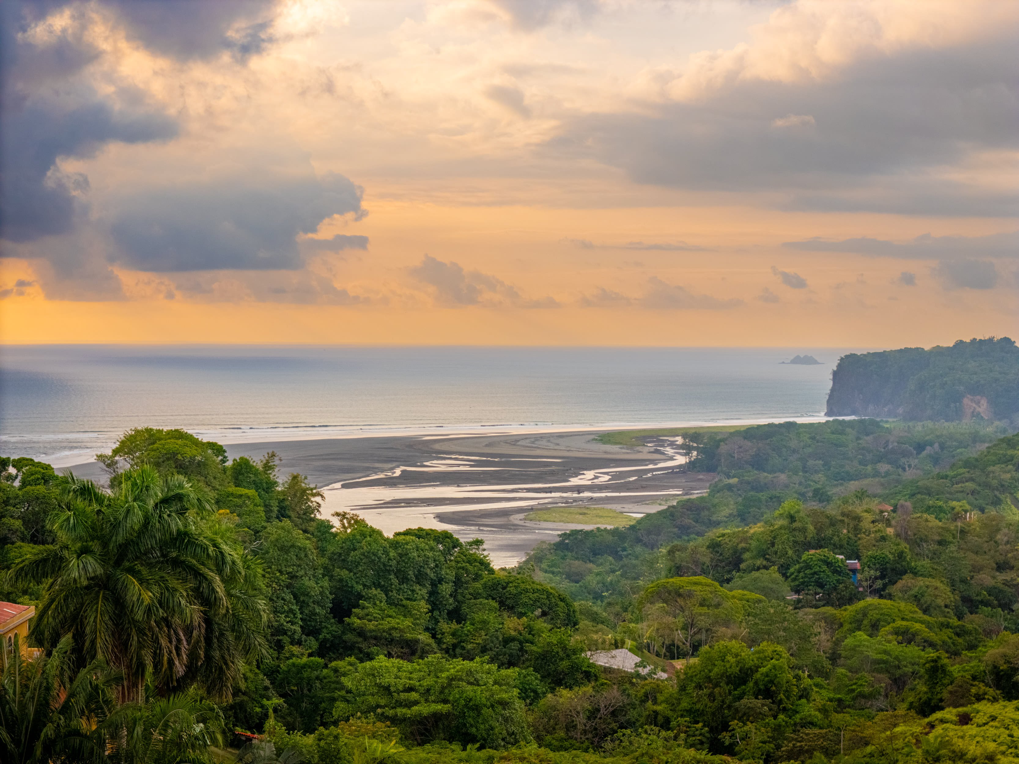 Ocean and Mountain View Lot on Calle Perezoso, Ojochal in Ojochal, Costa Rica
