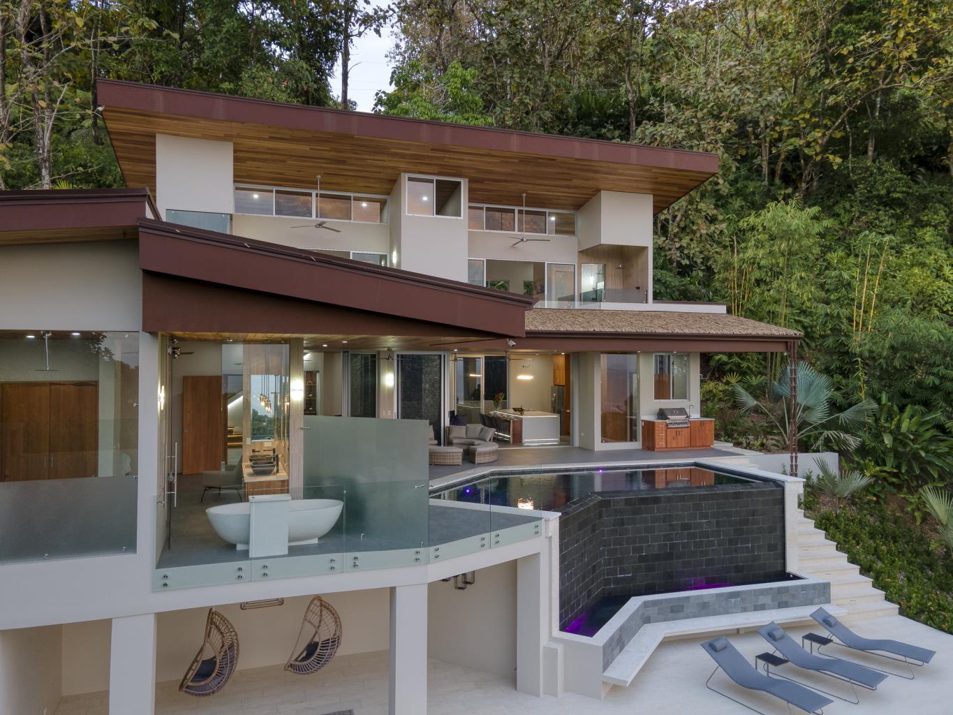 Luxury Ocean View Villa (Casa Sulit) in San Martin Hills, Dominical property photo 2