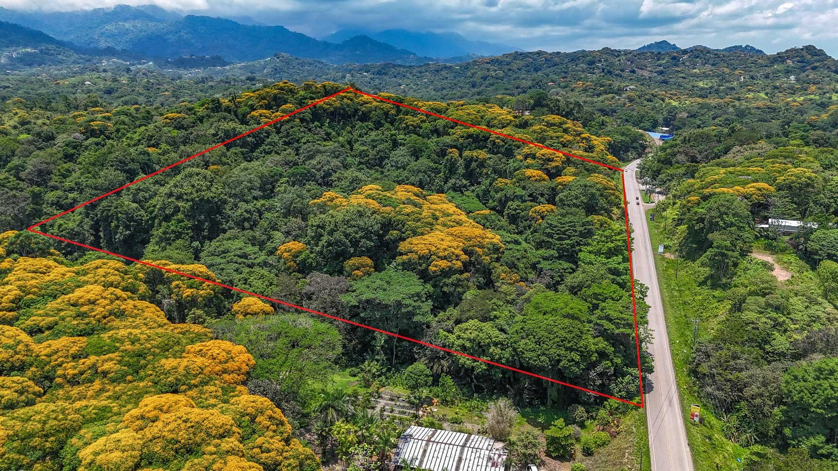 23-Acre Ocean View Land in Ojochal | Highway Frontage