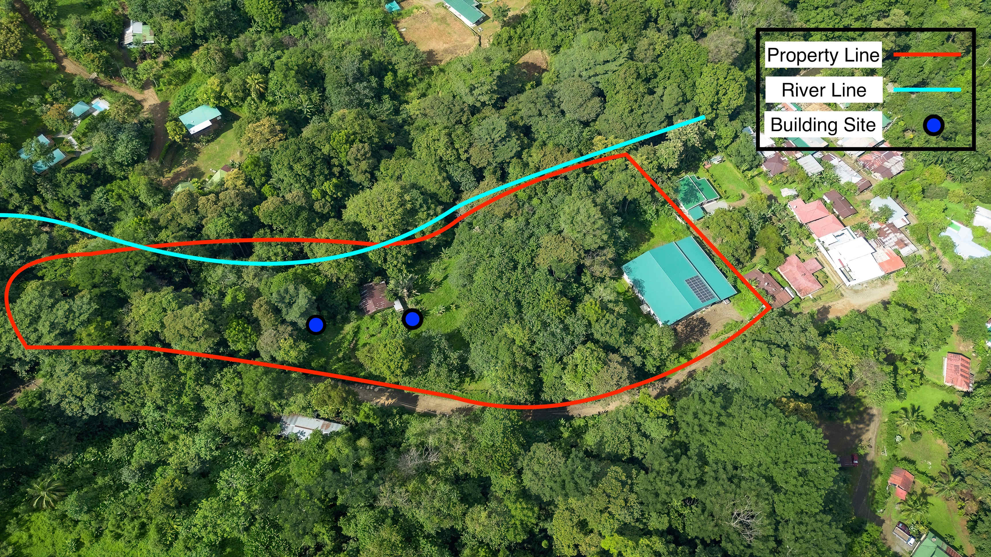 5-Acre Commercial Property (Riverfront Warehouse) in Ojochal in Ojochal, Costa Rica