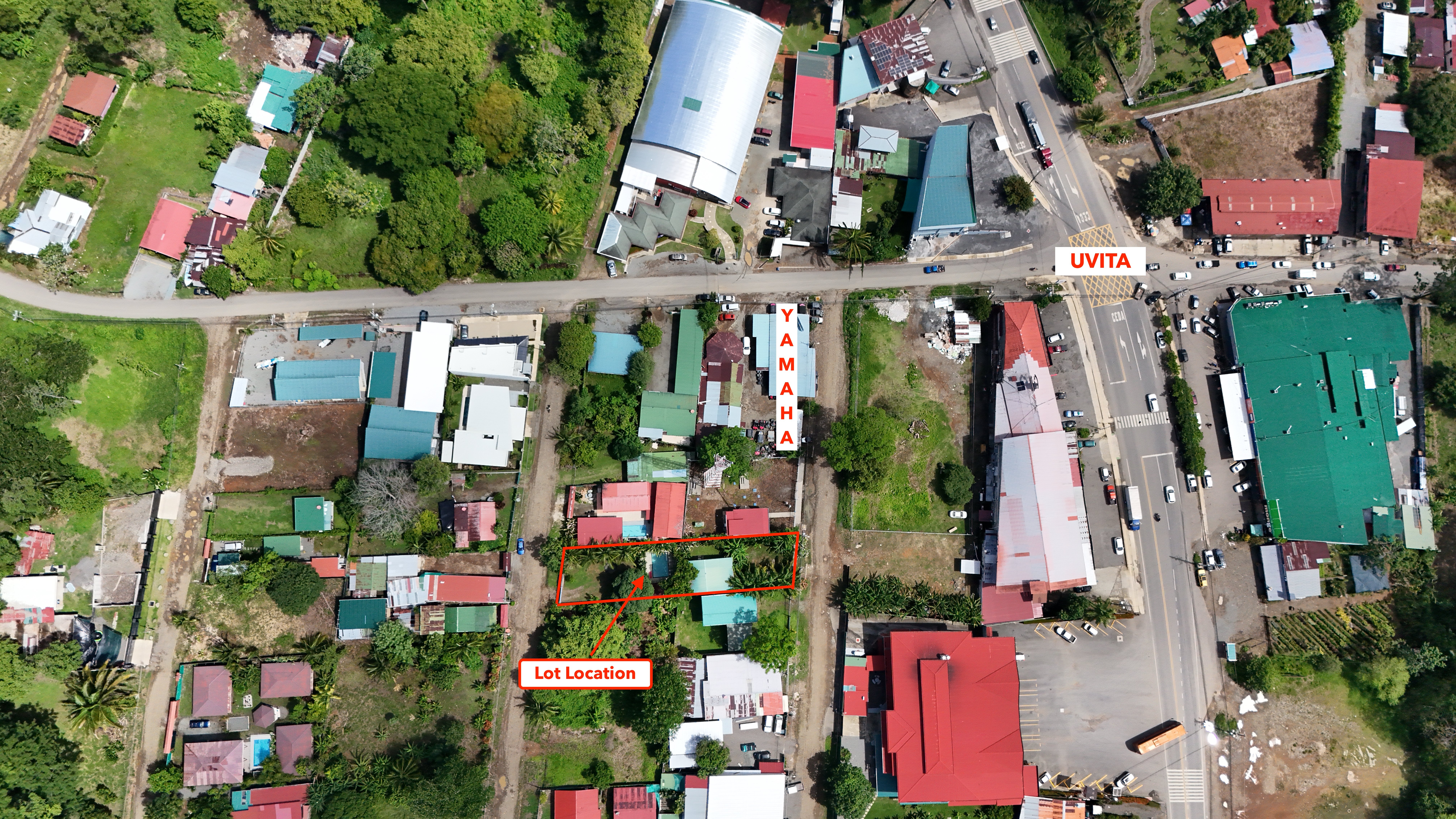 Two Flat Lots in Central Uvita in Uvita, Costa Rica