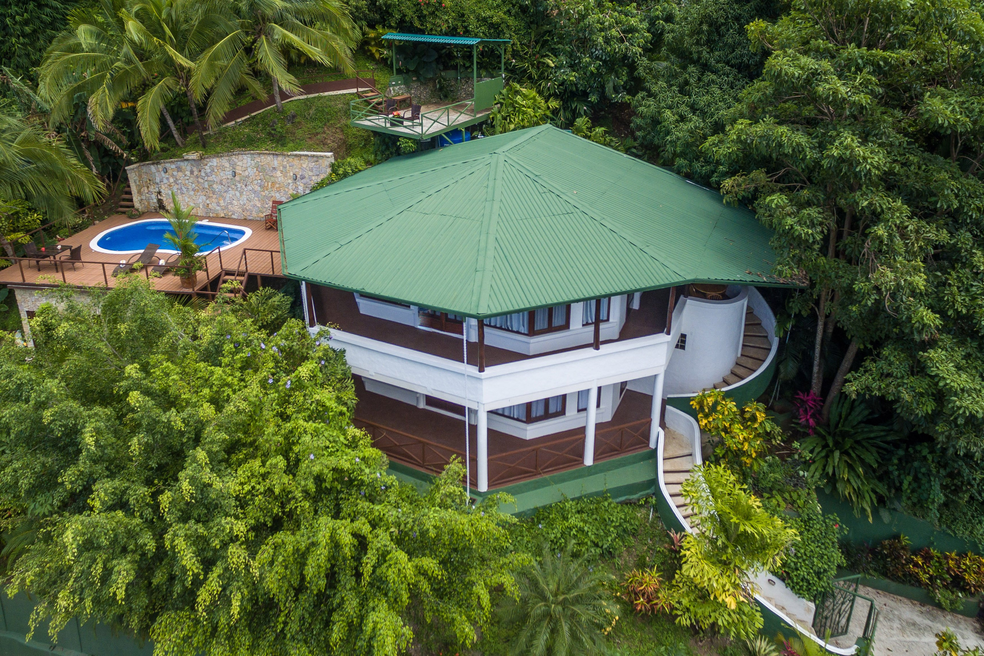 Ocean View Villa (Villa Natura) on Million Dollar Row, Manuel Antonio in Quepos, Costa Rica