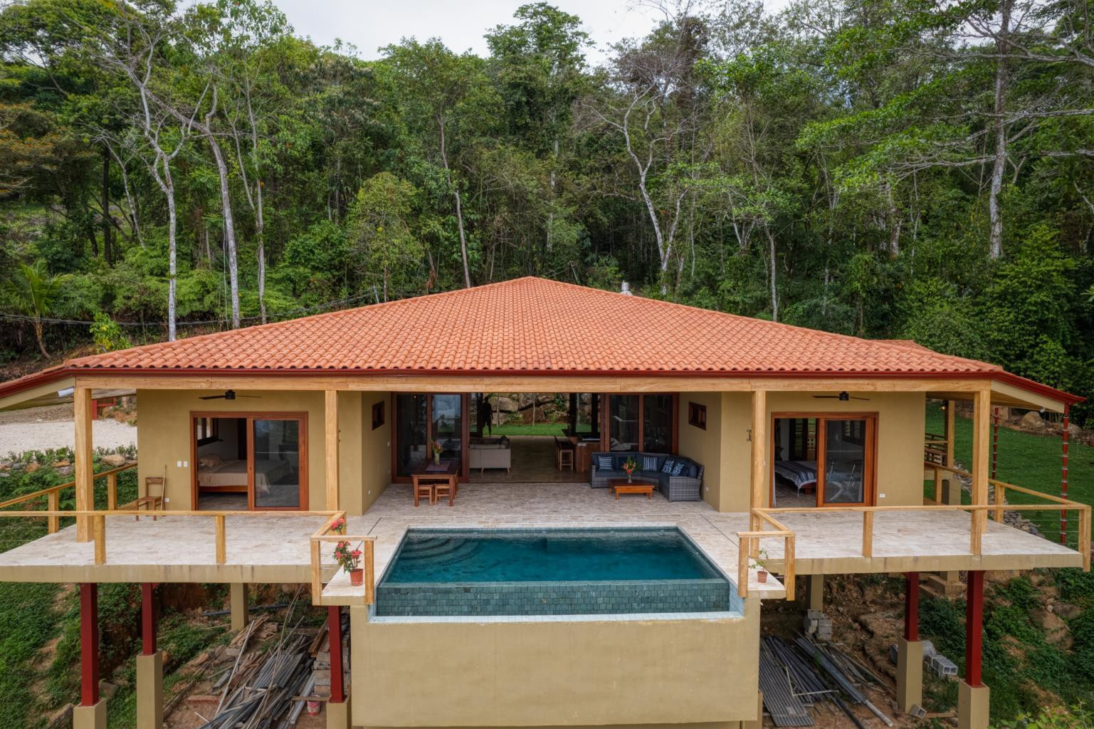 New Ocean View Home in Escaleras, Above Dominical in Dominical, Costa Rica