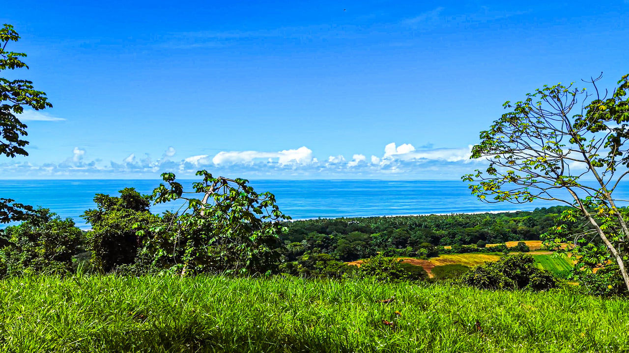 12.7 Acre Ocean View Land in Dominical | Private Waterfall