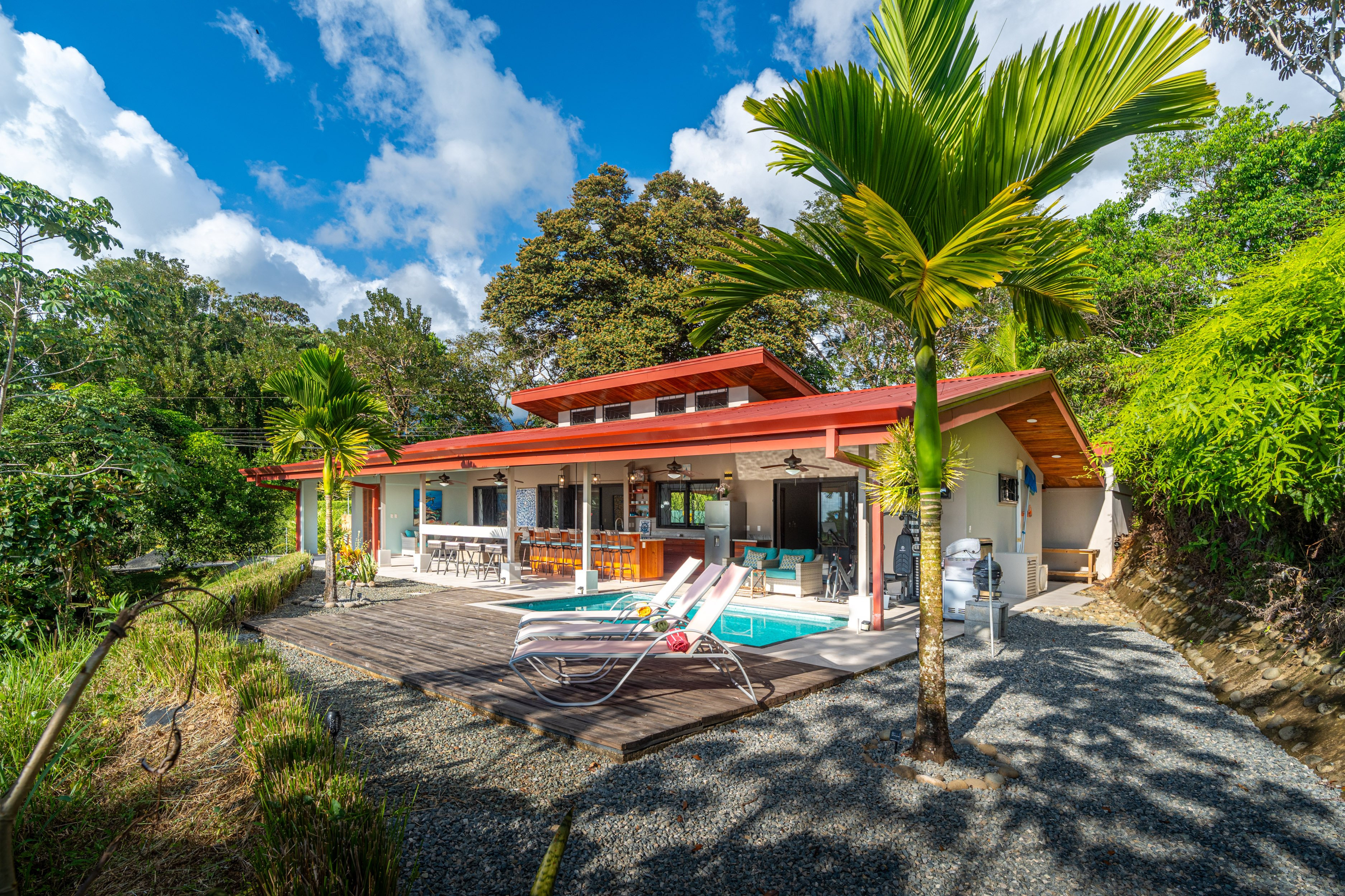 Ocean View Home and Guest Villa on Calle Perezoso, Ojochal in Ojochal, Costa Rica