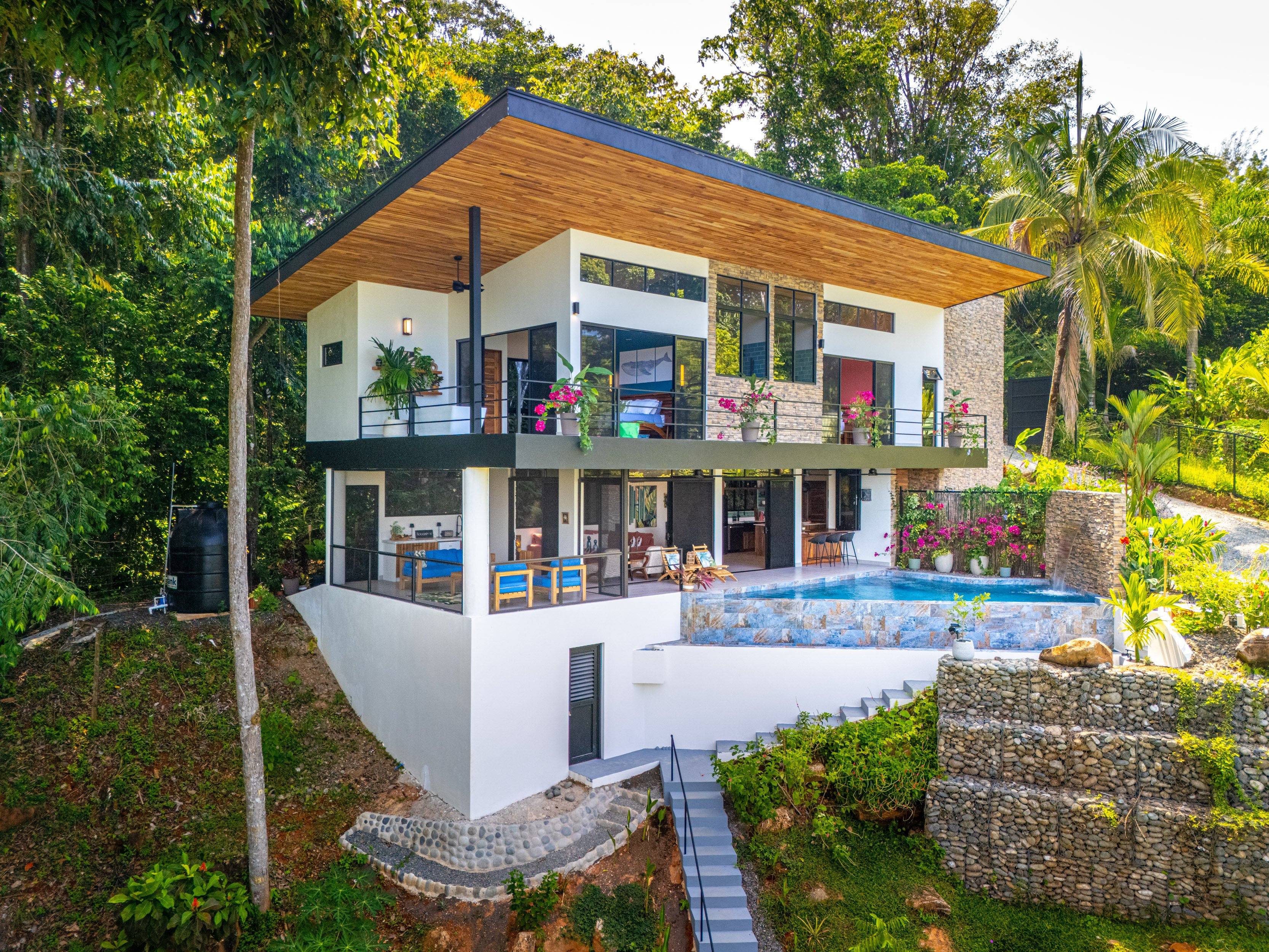 Ocean View Villa in Las Terrazas, Escaleras in Dominical, Costa Rica