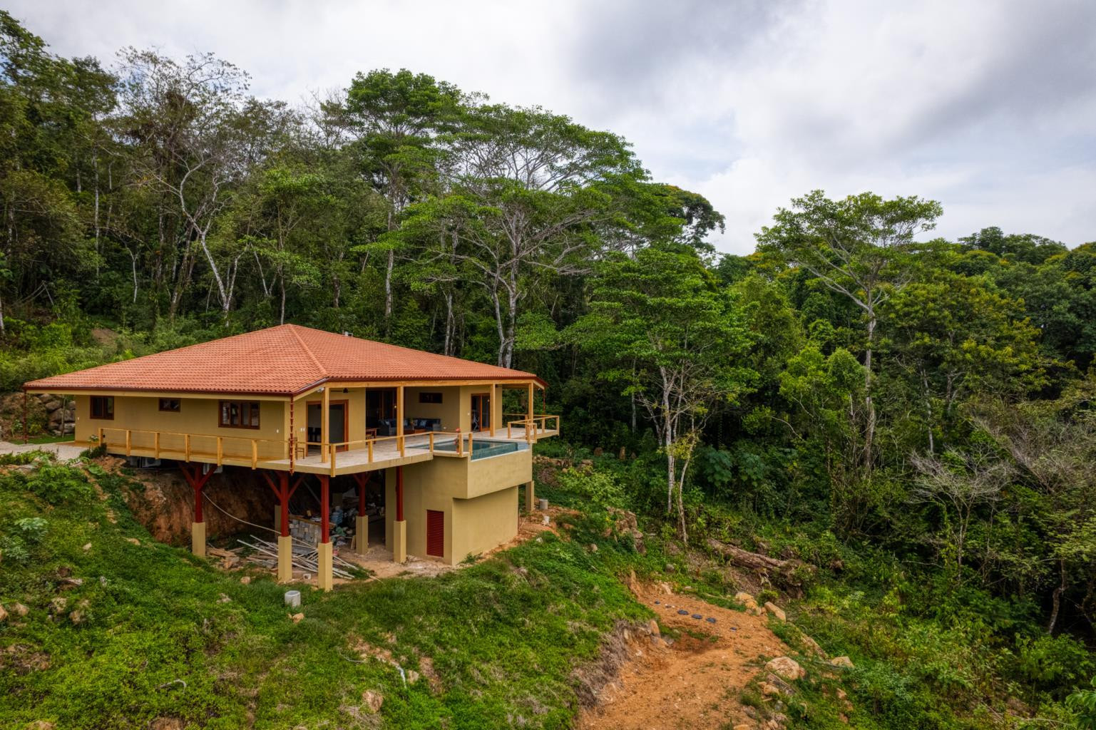 New Ocean View Home in Escaleras, Above Dominical property photo 4