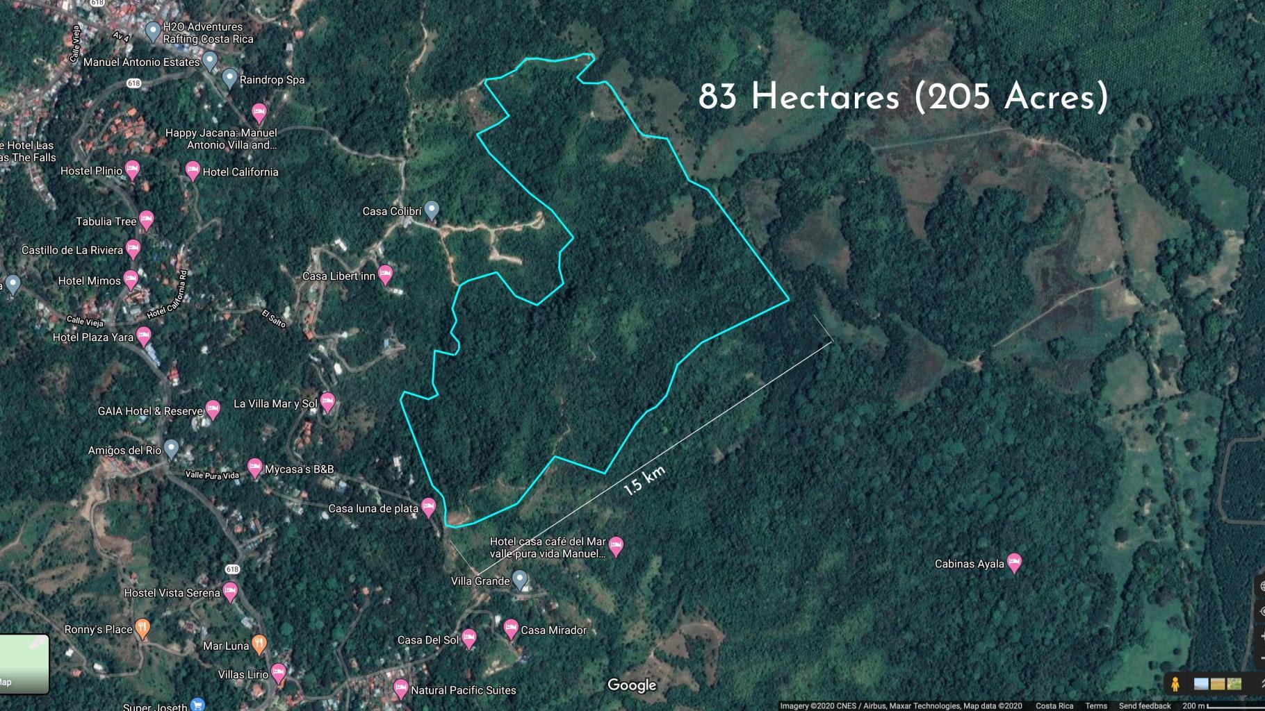 205-Acre Ocean View Land from Quepos to Manuel Antonio property photo