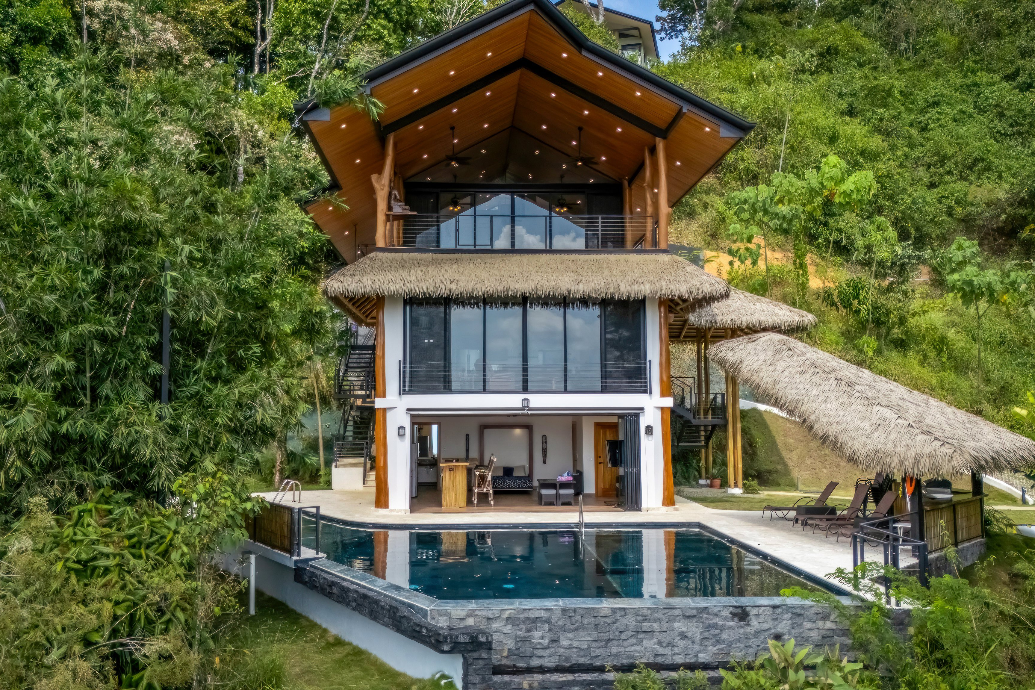 Luxury Ocean View Home (Villa Flor de la Vida) in Vista Dominical Estates in Dominical, Costa Rica