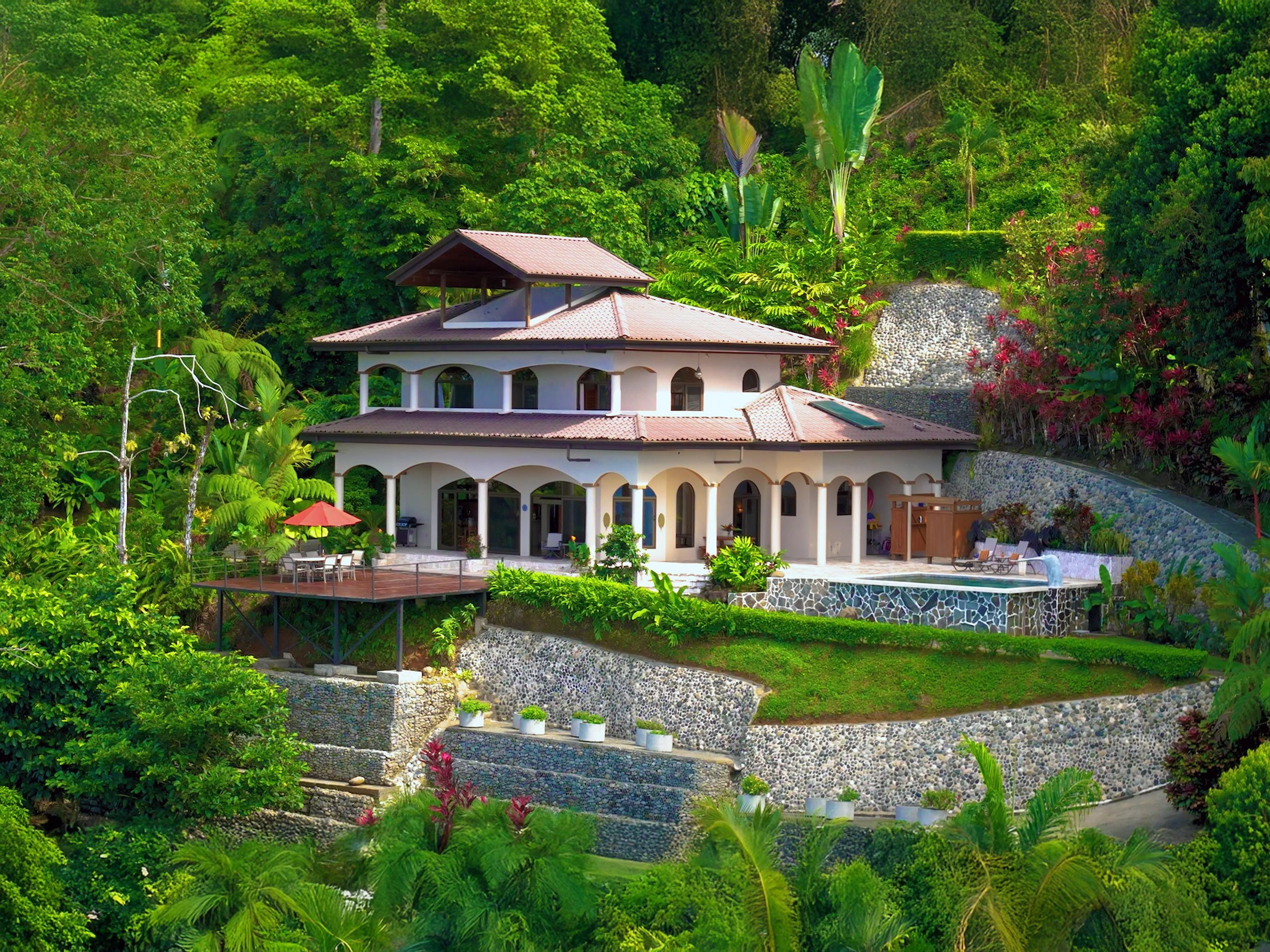 Mediterranean Estate (Casa Cola Ballena) on Bejuco Road, Uvita in San Isidro, Costa Rica