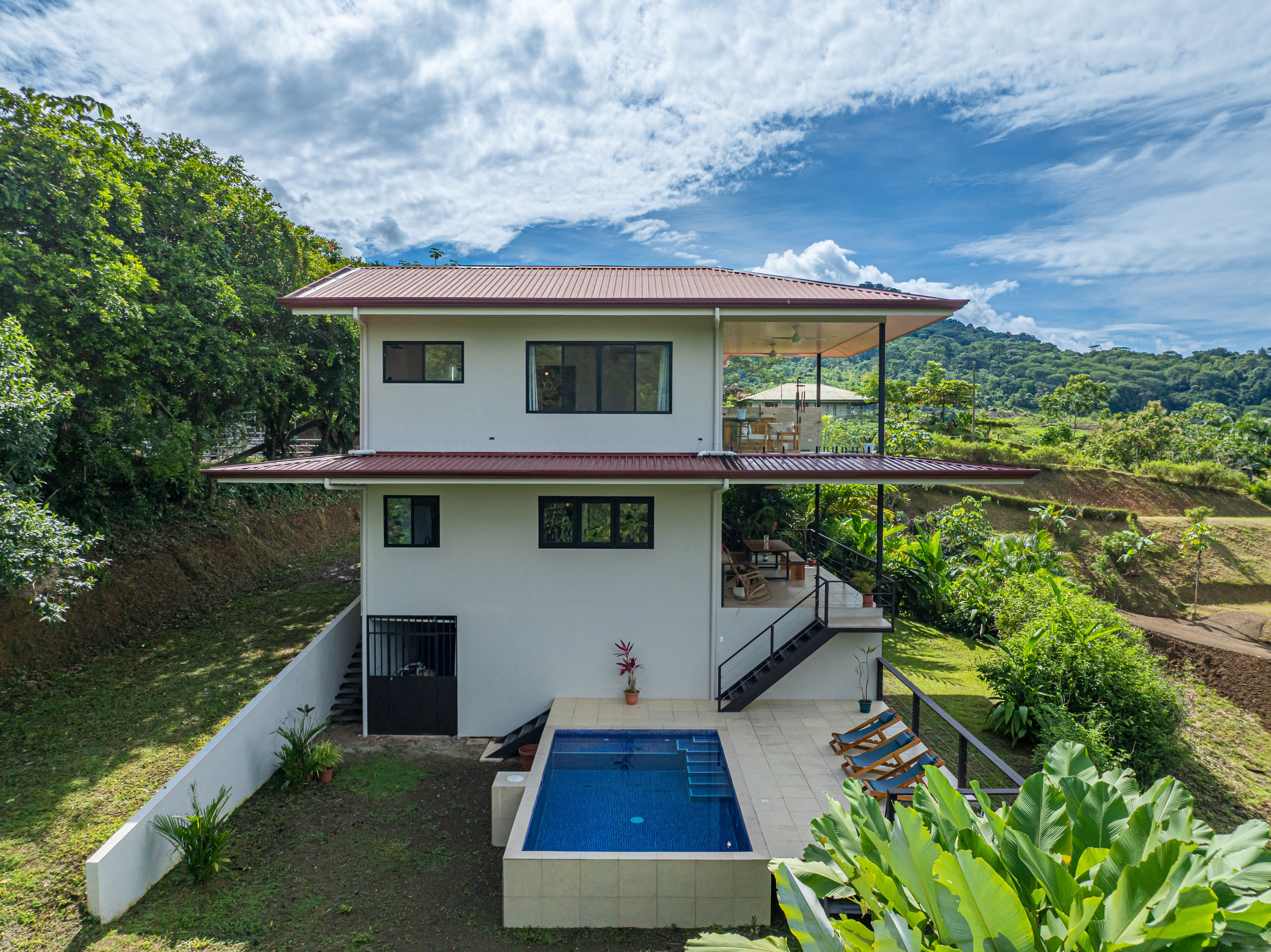 Ocean View Home (Casa Ceiba) in San Josecito in San Isidro, Costa Rica