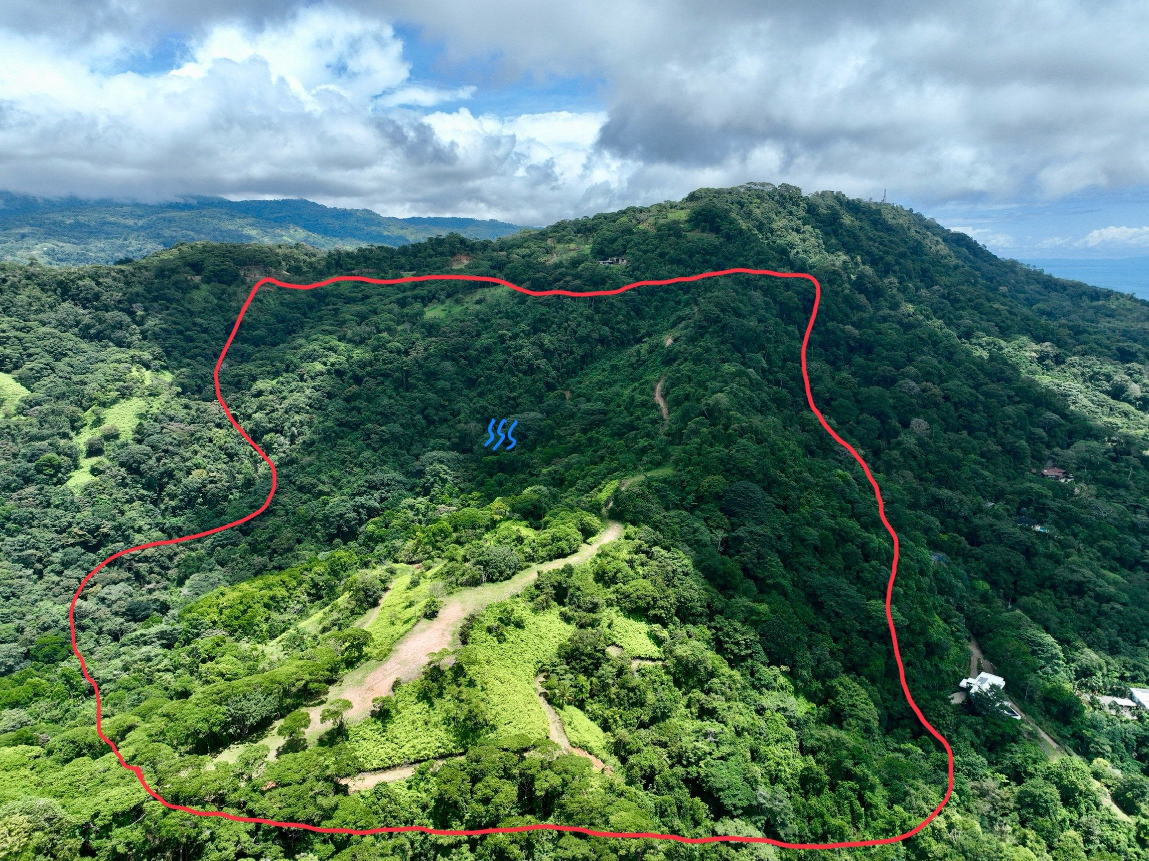 60-Hectare Farm Estate in Dominical | Ocean Views & Waterfall