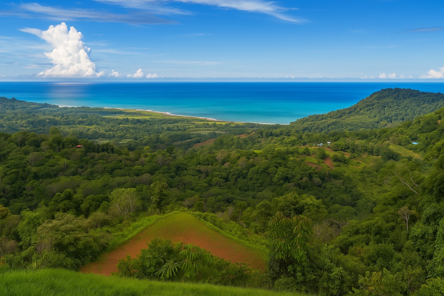 16-Acre Ocean View Land in Cascada Sandalo, Tres Rios property photo 4