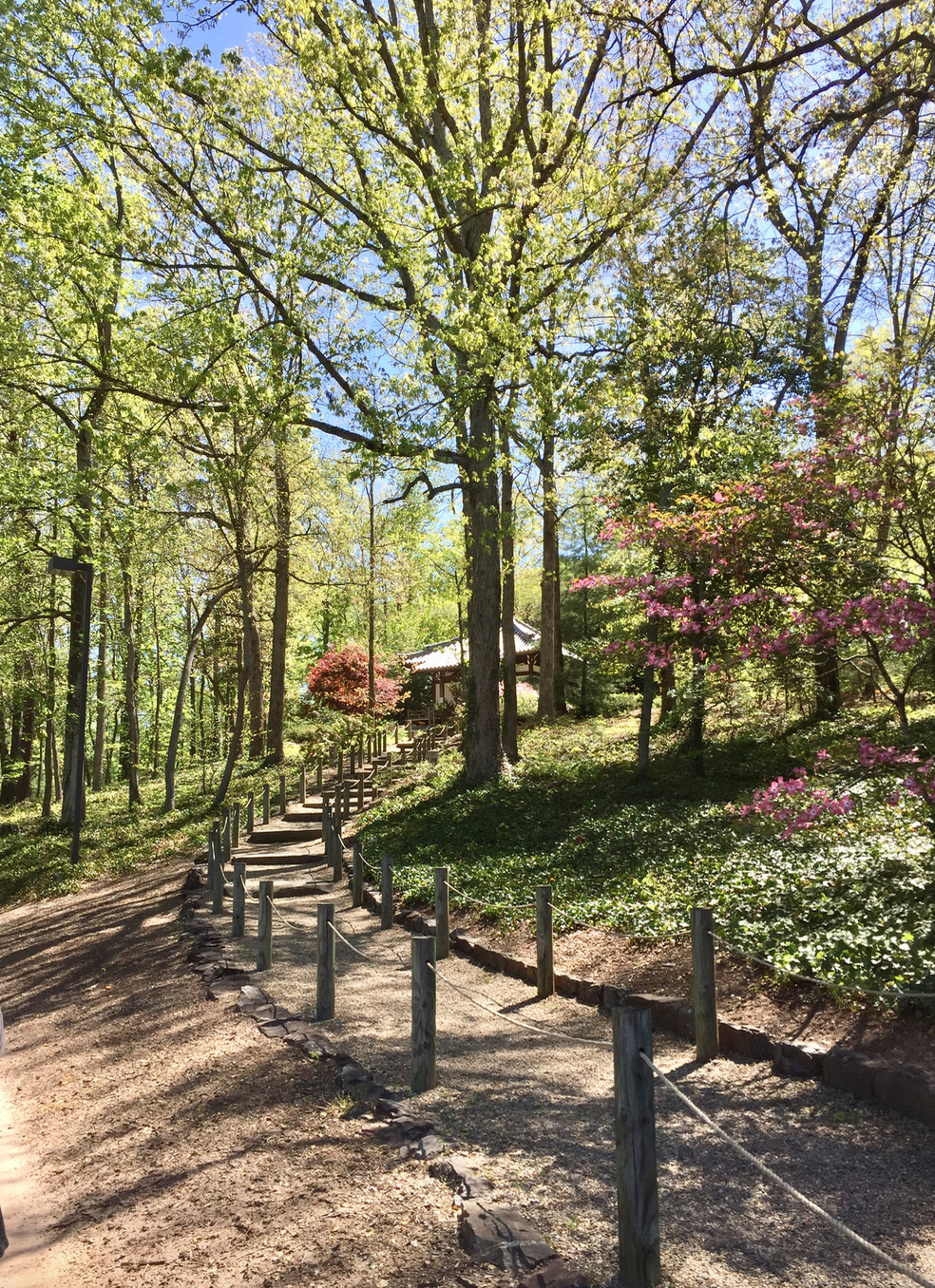 Steps leading up to the Place of Peace