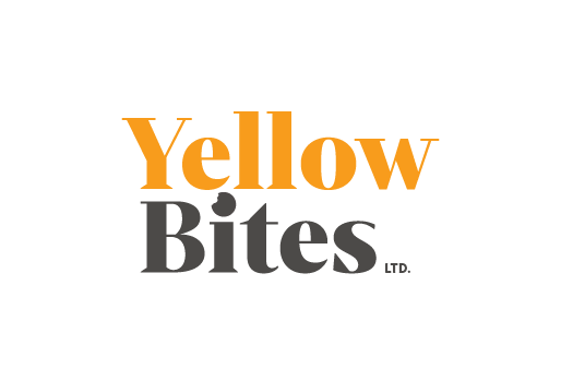 Yellow Bites LTD logo on a dark background