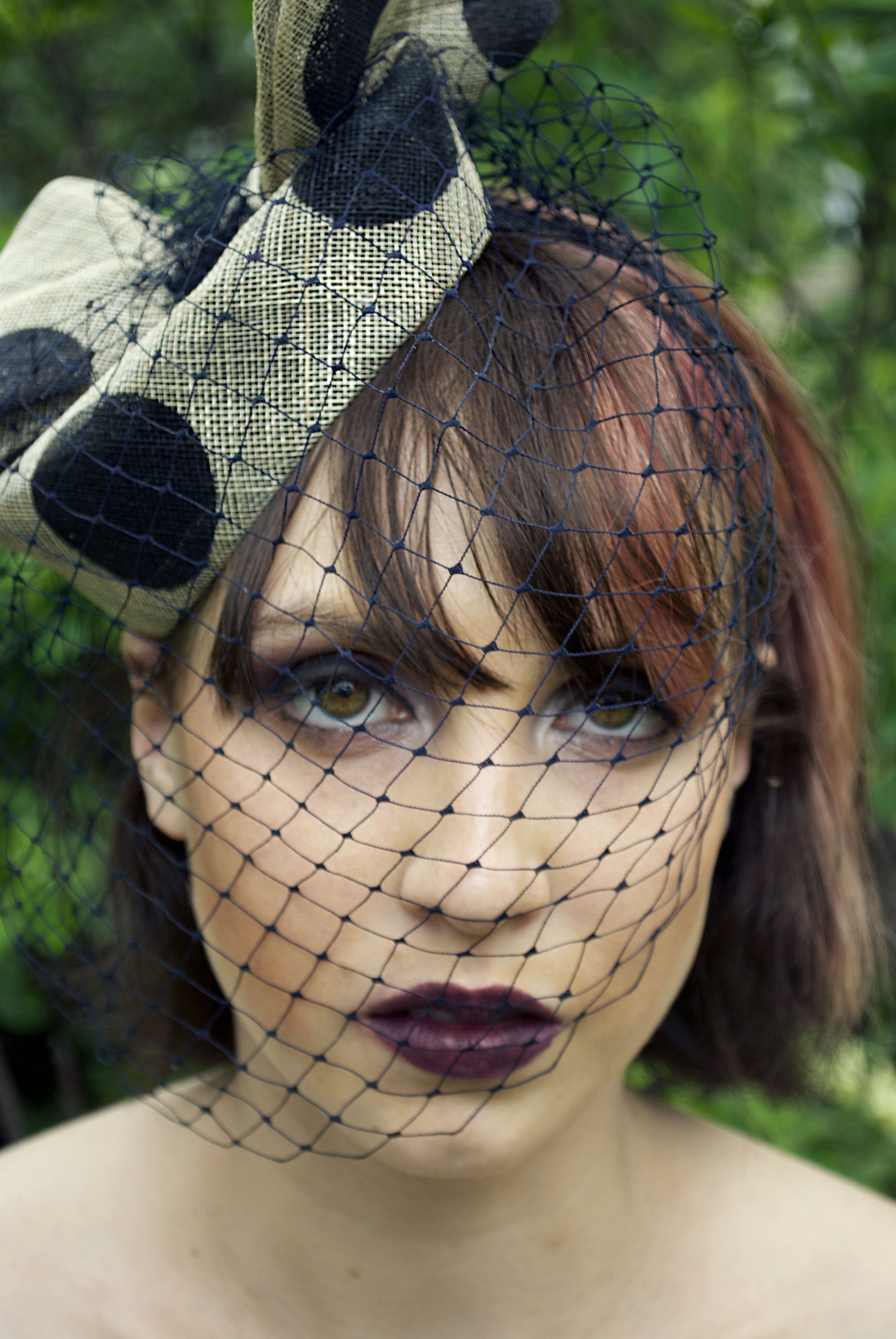 Polka Dot Fascinator