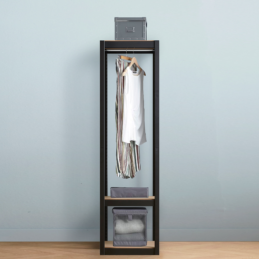 縮圖：EK-202 / 韓國EASYRACK - 三層置物 + 掛衣架 / (闊50cm，深40cm)